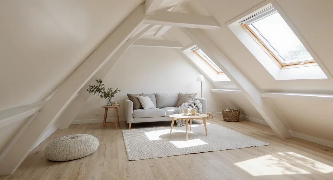 Combles aménagés et lumineux à Firminy